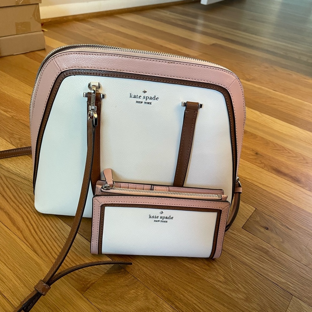 Kate Spade Small Dome Satchel Bag and Wallet